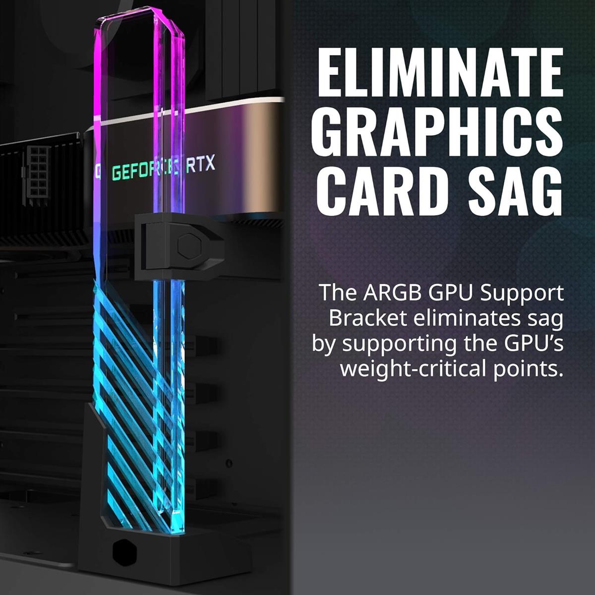 Cooler Master GPU SUPPORT BRACKET ARGB Cooler Master GPU SUPPORT BRACKET ARGB